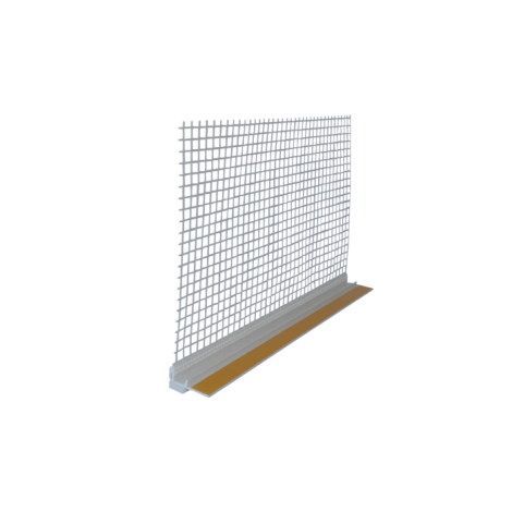 PVC hálós ablakcsatlakozó profil