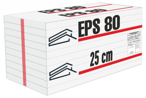 25cm EPS 80 homlokzati hőszigetelő lemez