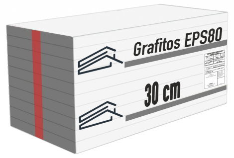 30cm EPS 80 grafitos hőszigetelő lemez