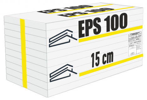 EPS 100 lépésálló hőszigetelő lemez 15 cm