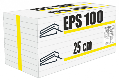 EPS 100 lépésálló hőszigetelő lemez 25 cm