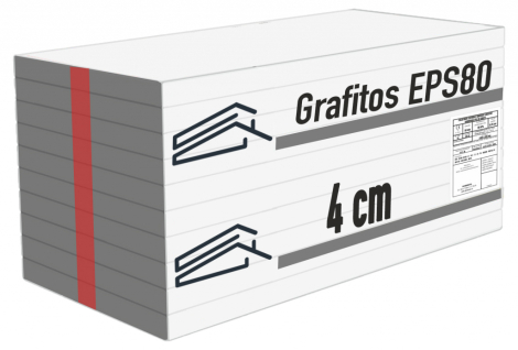 4cm EPS 80 grafitos hőszigetelő lemez