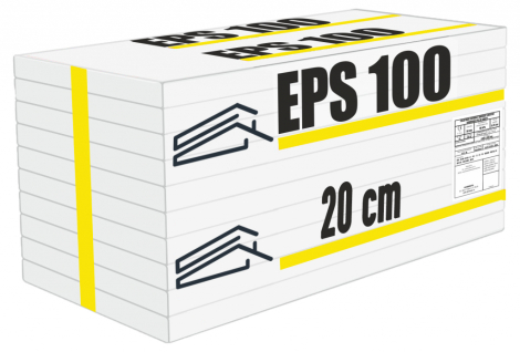 EPS 100 lépésálló hőszigetelő lemez 20 cm
