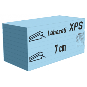 XPS lábazati hőszigetelő lemez 7 cm vastag