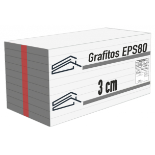 3cm EPS 80 grafitos hőszigetelő lemez