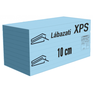 XPS lábazati hőszigetelő lemez 10 cm vastag