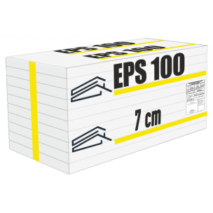 EPS 100 lépésálló hőszigetelő lemez 7 cm